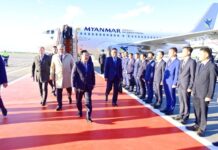 민아웅흘라잉 위원장, 러시아서 원자력 포럼 참석…푸틴 대통령과 회담 예정