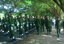 미얀마 국방부 15기 훈련생 수료식 개최