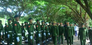 미얀마 국방부 15기 훈련생 수료식 개최