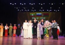 러시아-미얀마-벨라루스 3국 국제 예술 교류 공연, Yangon에서 성황리 개최