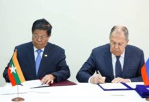 미얀마-러시아, 양국 국민 비자 면제 합의…교류 확대 청사진 서명 완료