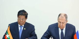 미얀마-러시아, 양국 국민 비자 면제 합의…교류 확대 청사진 서명 완료