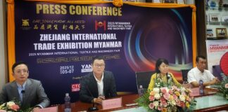 미얀마 국제 섬유 & 기계 박람회 개최, 중국-미얀마 산업 협력 강화 기대