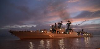 러시아 군함 3척, 미얀마 양곤 Thilawa 타운십에 입항…양국 해군 합동훈련 및 스포츠 친선전 개최