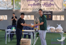 농협파이낸스미얀마, 다케다 타운십 초등학교 축구대회서 학생 선수 유니폼 지원