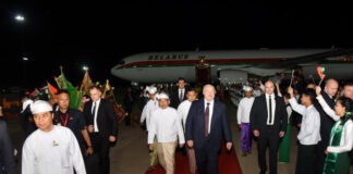 벨라루스 대통령, 미얀마 방문…양국 협력 논의 본격화