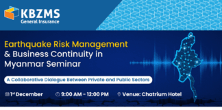 미얀마 대지진, 기업과 지역사회는 어떻게 대비할까? KBZMS, 재난관리 세미나로 해결책 모색