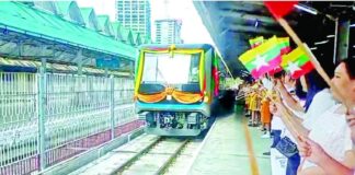 연말 성수기 맞아 Yangon-Nay Pyi Taw 특별 급행 DEMU 열차 증편 운행