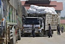 미얀마 Muse 105마일 국경무역 재개…하지만, 군부는 세금 미납 이유로 수입품 대거 압수