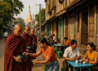 미얀마, 일상에 녹아든 미얀마 전통문화의 힘…아침 공양에서 스마트폰까지, 변화 속에서도 이어지는 문화