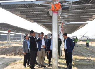 미얀마, 신재생에너지 확대…30~40메가와트 태양광 발전소 건설 현장 점검