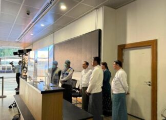 치사율 최대 75% ‘니파 바이러스’ 공포… 미얀마 양곤 국제공항 비상 방역 체계 가동