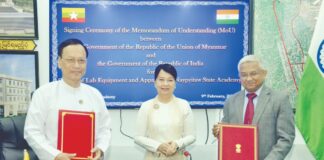 미얀마-인도, 네피도 주립대학교에 최신 실험기기 지원…MOU 체결로 교육 협력 확대