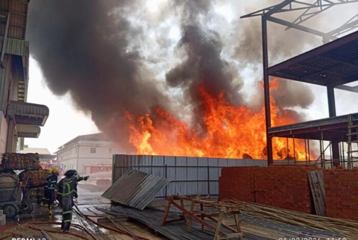 2026 February - 같은 공단에서 일주일 동안 대형 화재 두번 발생, 공장 안전에 비상 260226 Garment Factory Fire2
