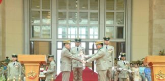 미얀마 군부, 부사령관 이·취임식…신임 부사령관 Kyaw Swar Lin