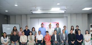 미얀마 봉제협회·재미얀마 중국봉제협회, 봉제 대량생산 패턴 제작 교육 개강…미얀마 봉제산업인력개발센터서 41명 참가