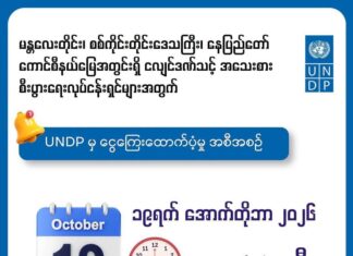 UNDP, 미얀마 지진 피해 소기업 자금 지원…10월 19일까지 신청