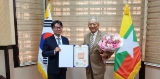 강인식 재미얀마 한인회 고문, 국민포장 수훈…미얀마 유일 수상